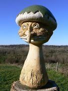 Sculpture céramique champignon Elena Hita Bravo